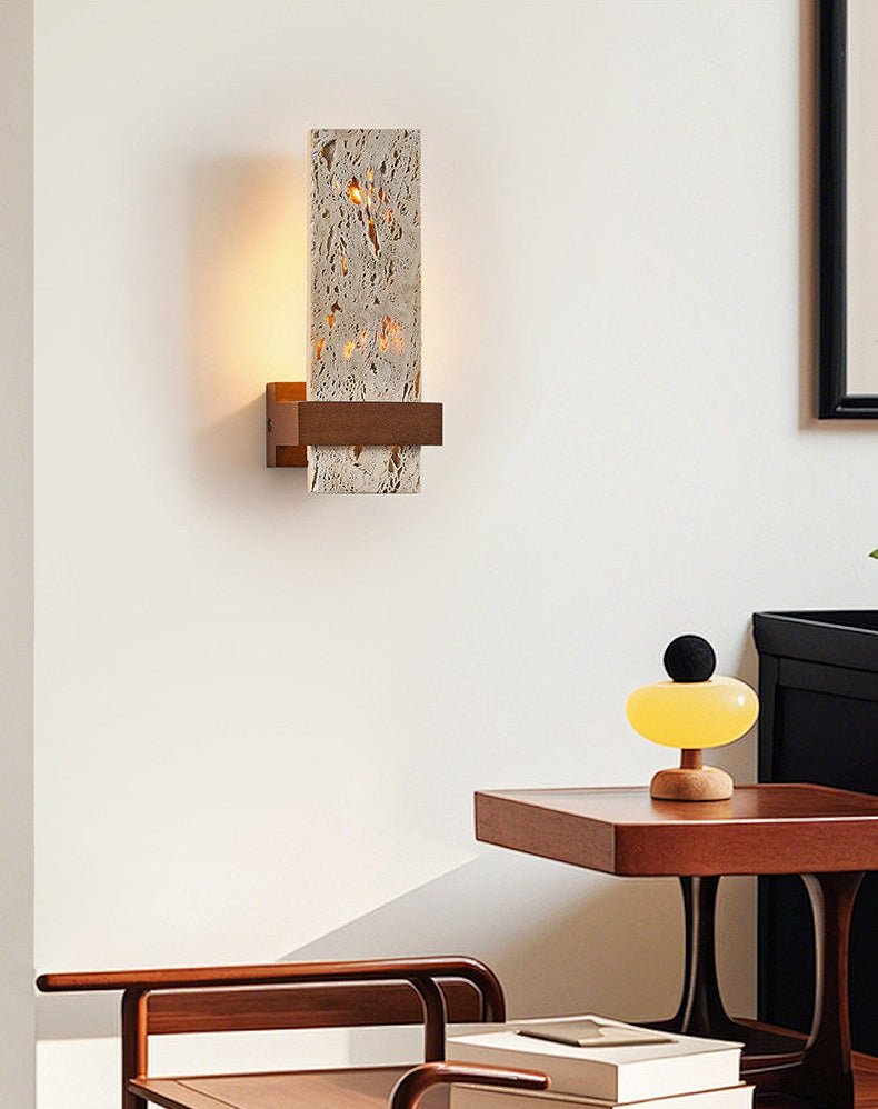 Brann Terra Travertine Wall Light