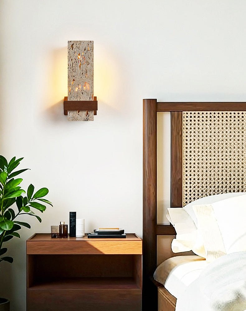 Brann Terra Travertine Wall Light