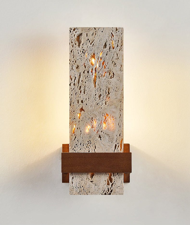 Brann Terra Travertine Wall Light