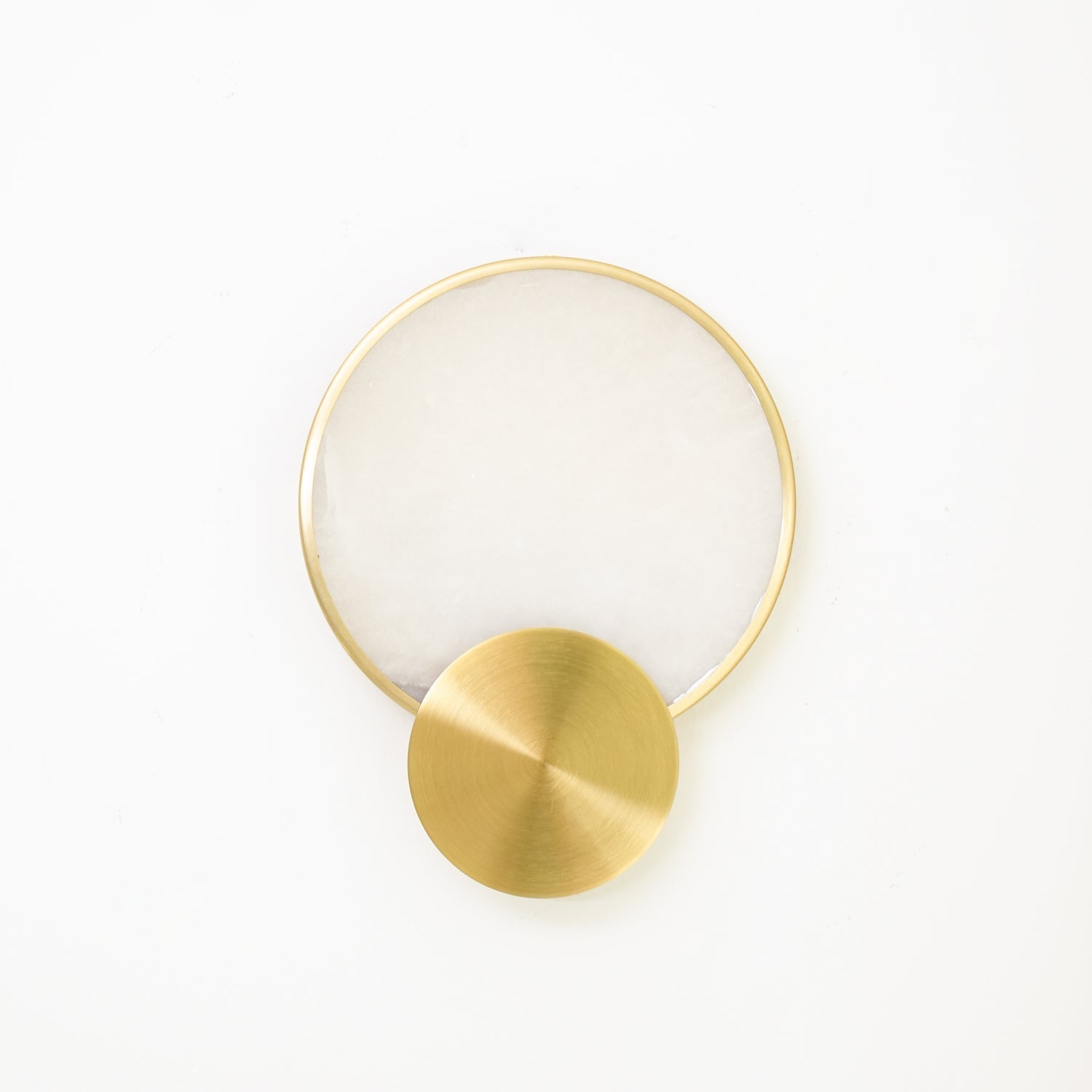 Myvelarae Circular Alabaster Wall Light