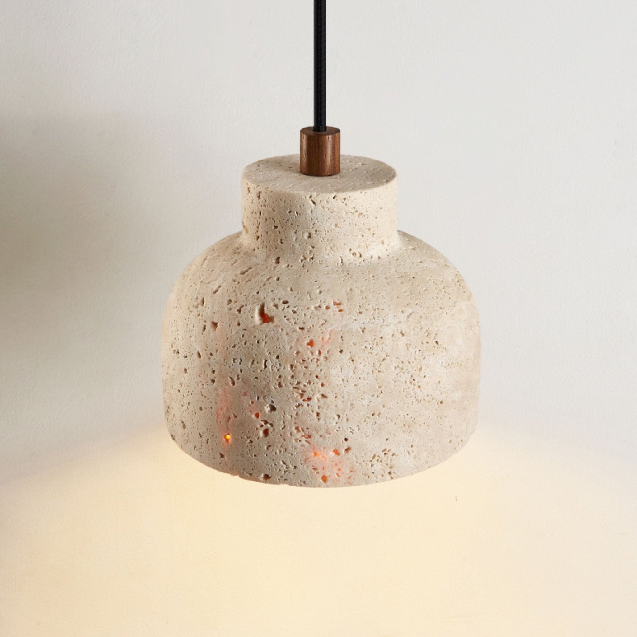 Noraneria Travertine Bell Pendant Lamp