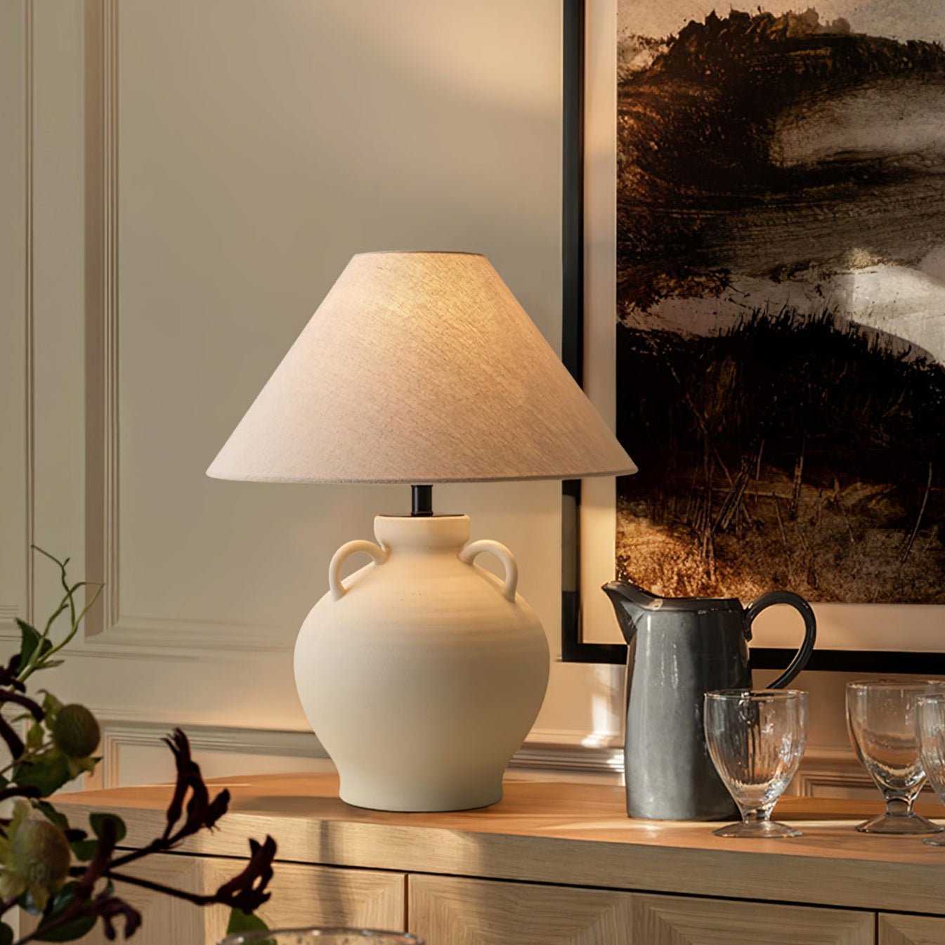 Joyce Modern Ceramics Table Lamp