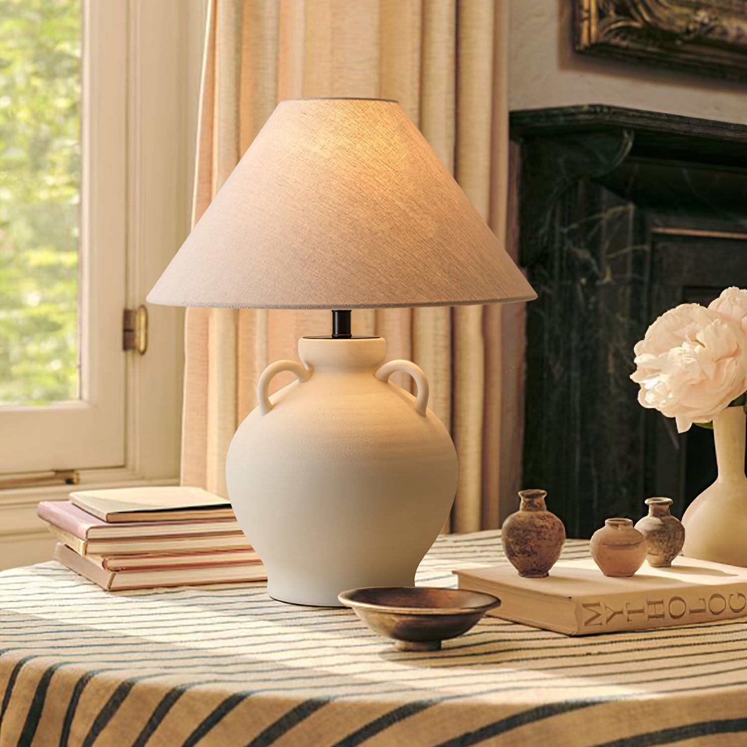 Joyce Modern Ceramics Table Lamp