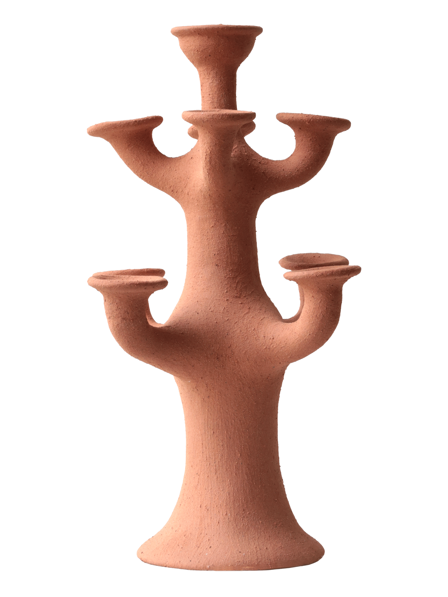 Terracotta Tree Candelabra
