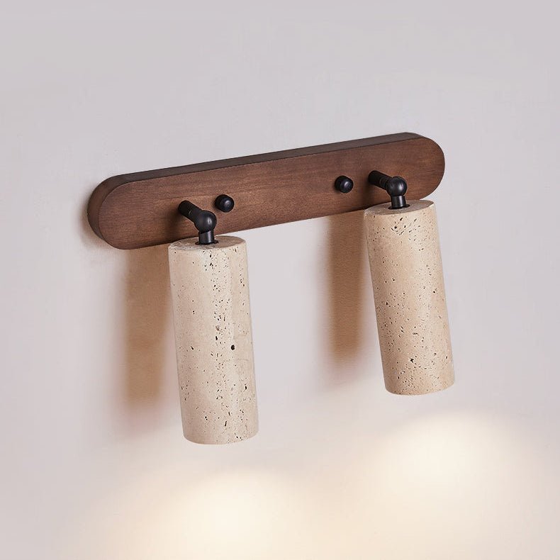 Sereise Travertine Beam Wall Light
