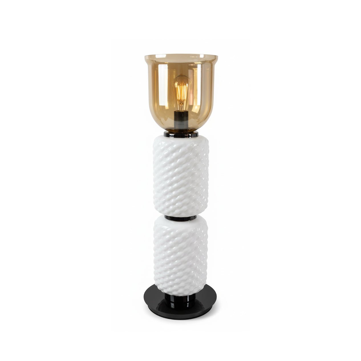 Zephiron Textured Layered Glass table Light