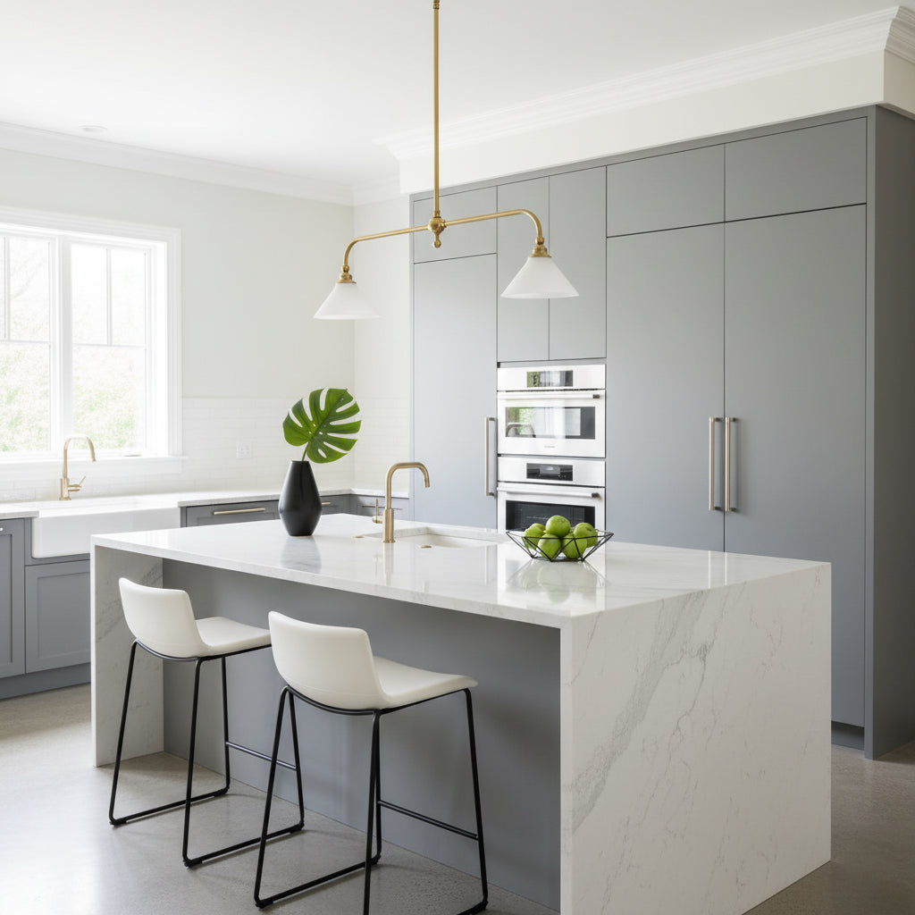 Bellwood Brass Linear Pendant Light