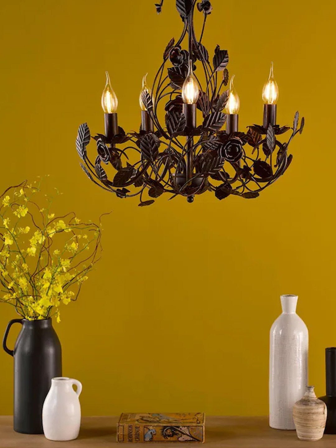 Vireliane Wrought Iron Chandelier
