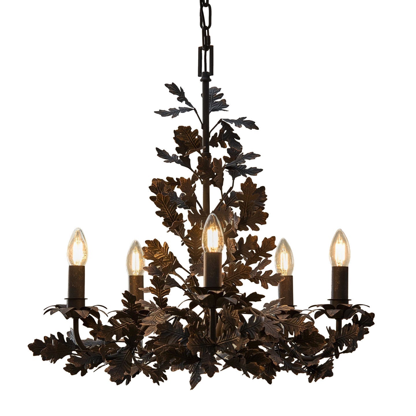 Syleeon Thicket Oak Leaf Chandelier