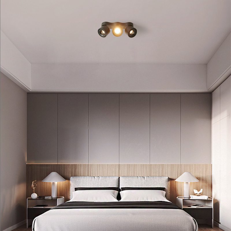 Nylaeara Three-heads Rotating Folding Ceiling Lamp