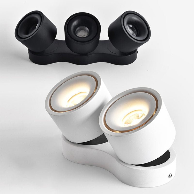 Nylaeara Three-heads Rotating Folding Ceiling Lamp
