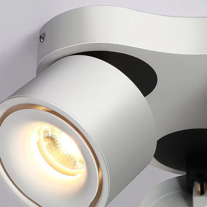 Nylaeara Three-heads Rotating Folding Ceiling Lamp