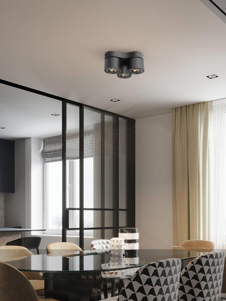 Reneine Rotating Folding Three Head Spotlight Ceiling lamp
