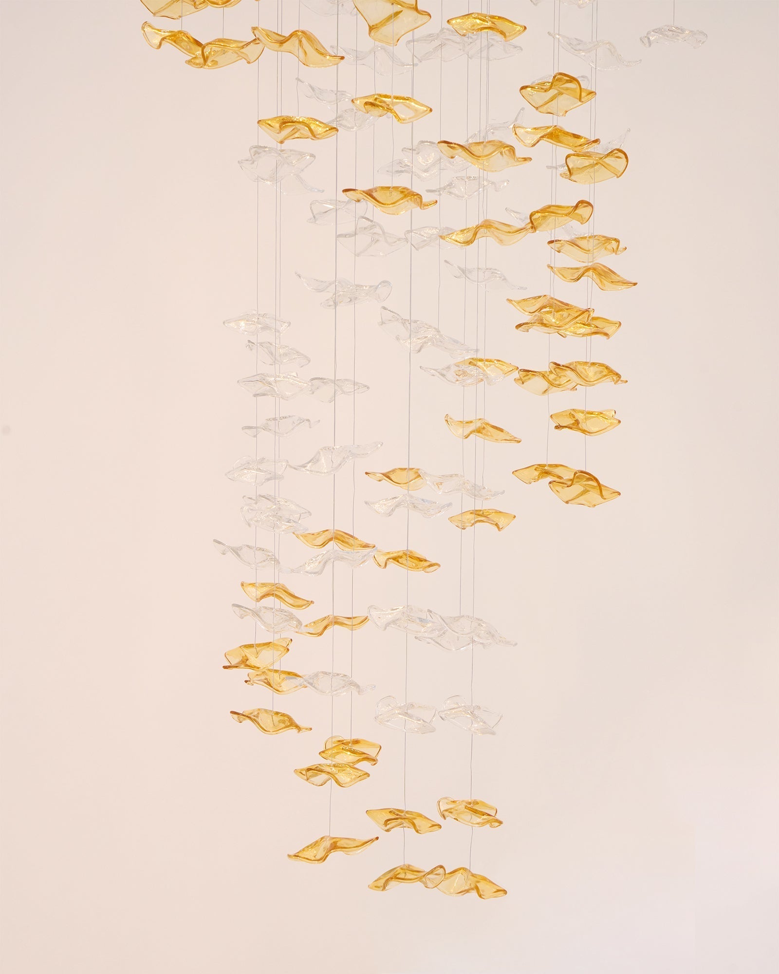Velaise Luxury Tidal Art Glass Pendants Lamp