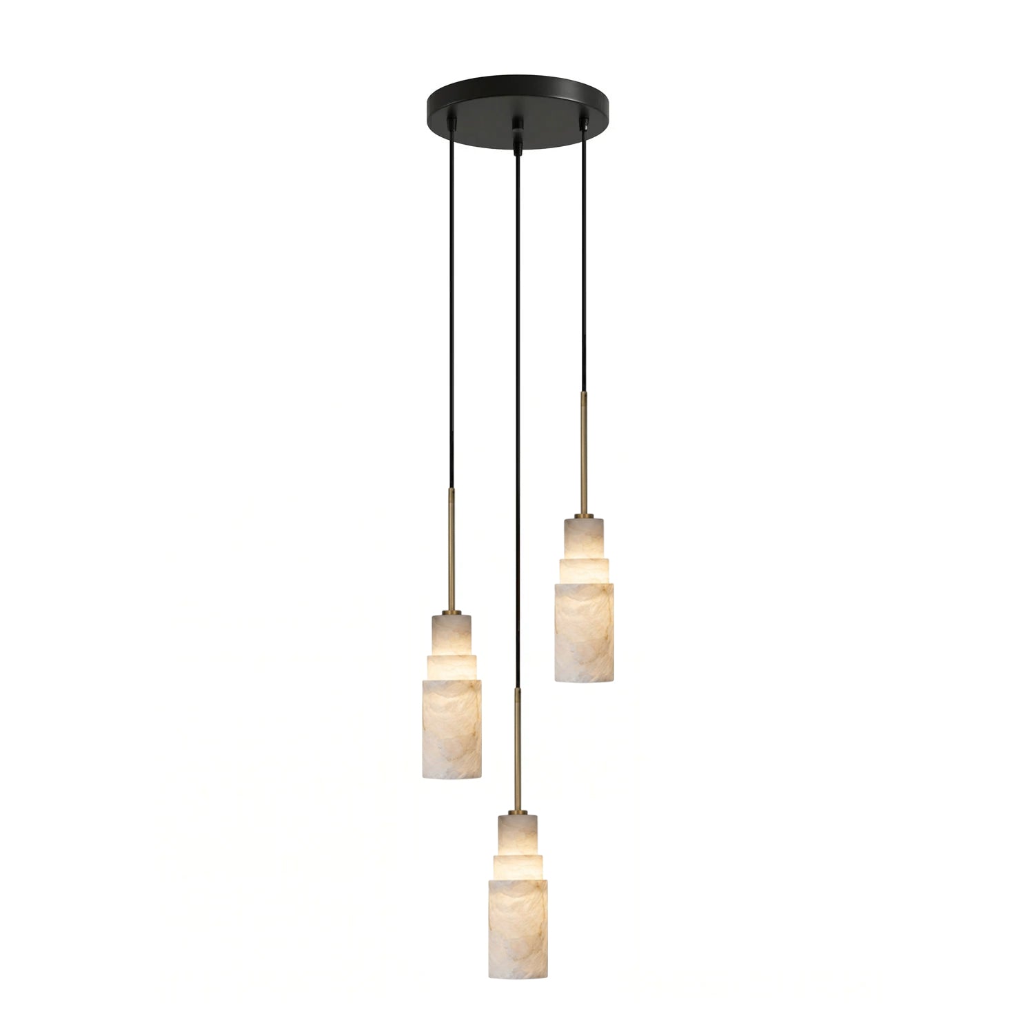 Eirelira Alabaster Cluster Chandelier