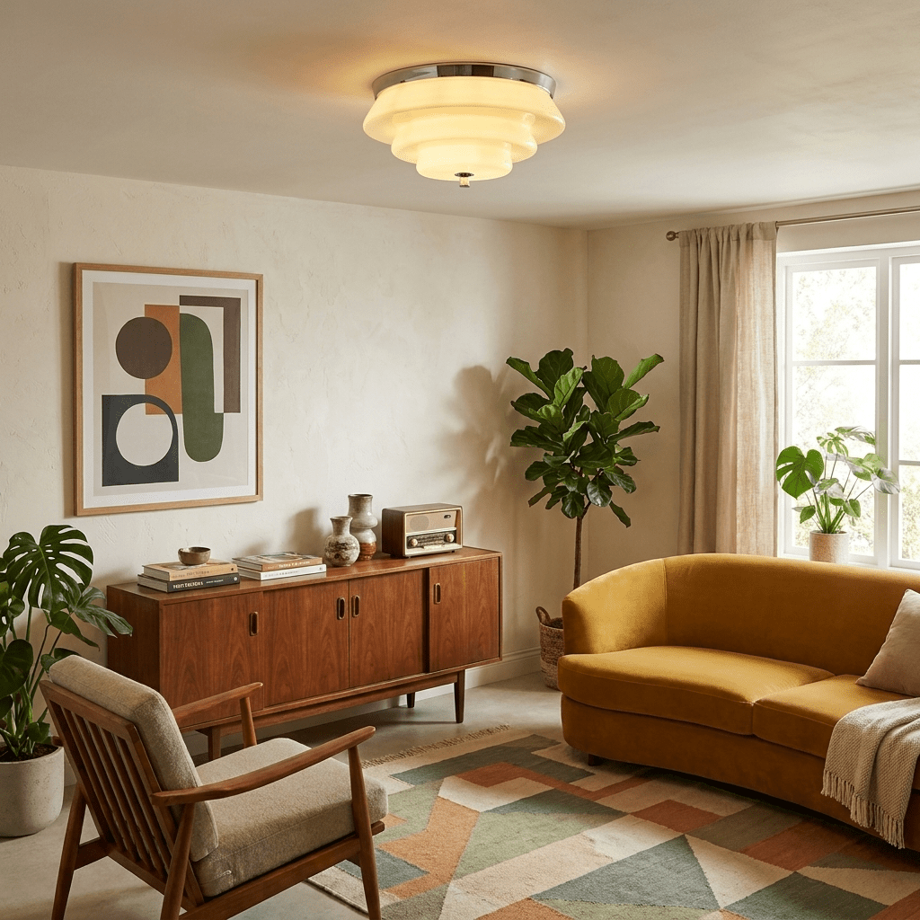Eirenia Glass Ceiling Light