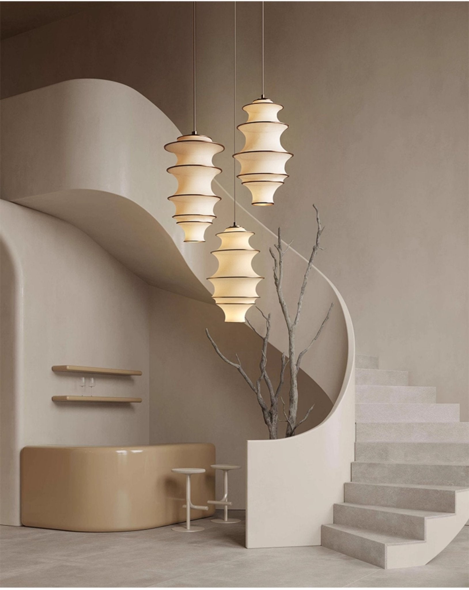 Terioena Tiered Wave Pendant Light
