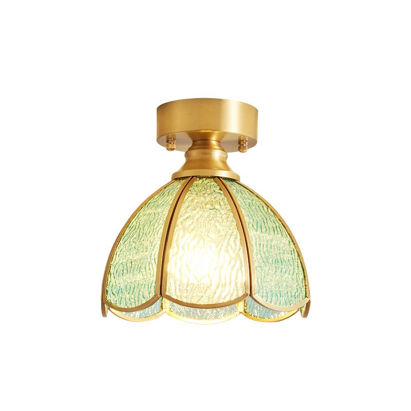 Revely Ceiling Light Vintage Floral Stainedglass