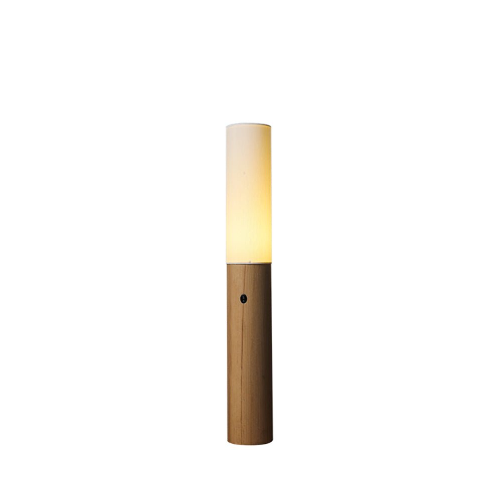 Viraalia Timber Column Floor Lamp