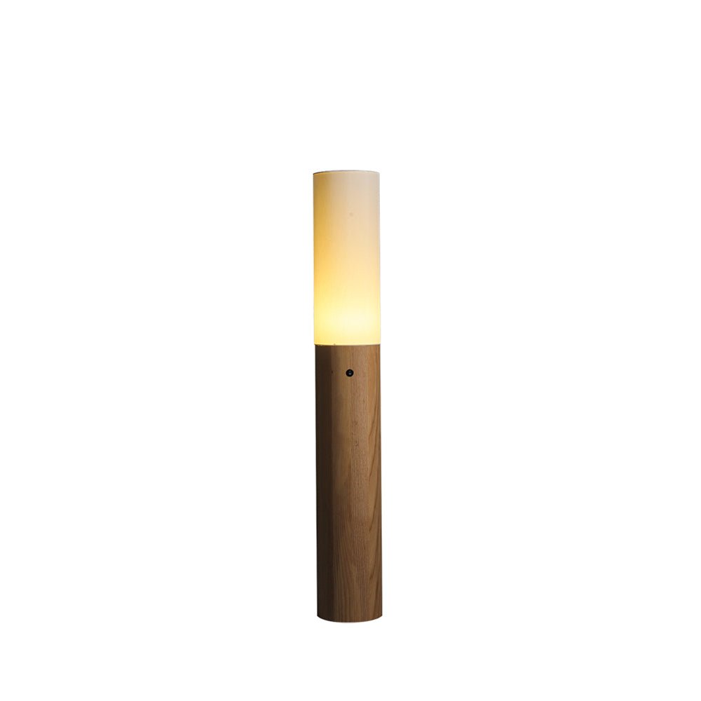 Viraalia Timber Column Floor Lamp