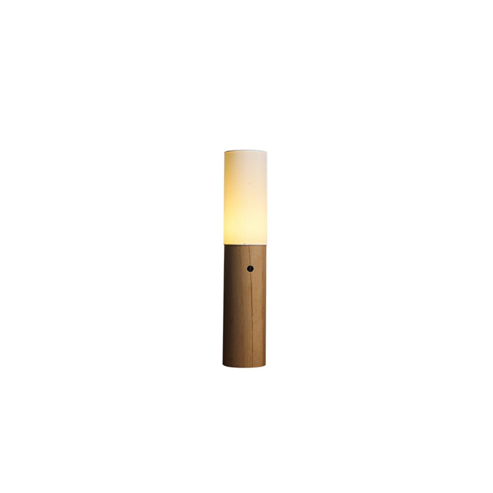 Viraalia Timber Column Floor Lamp