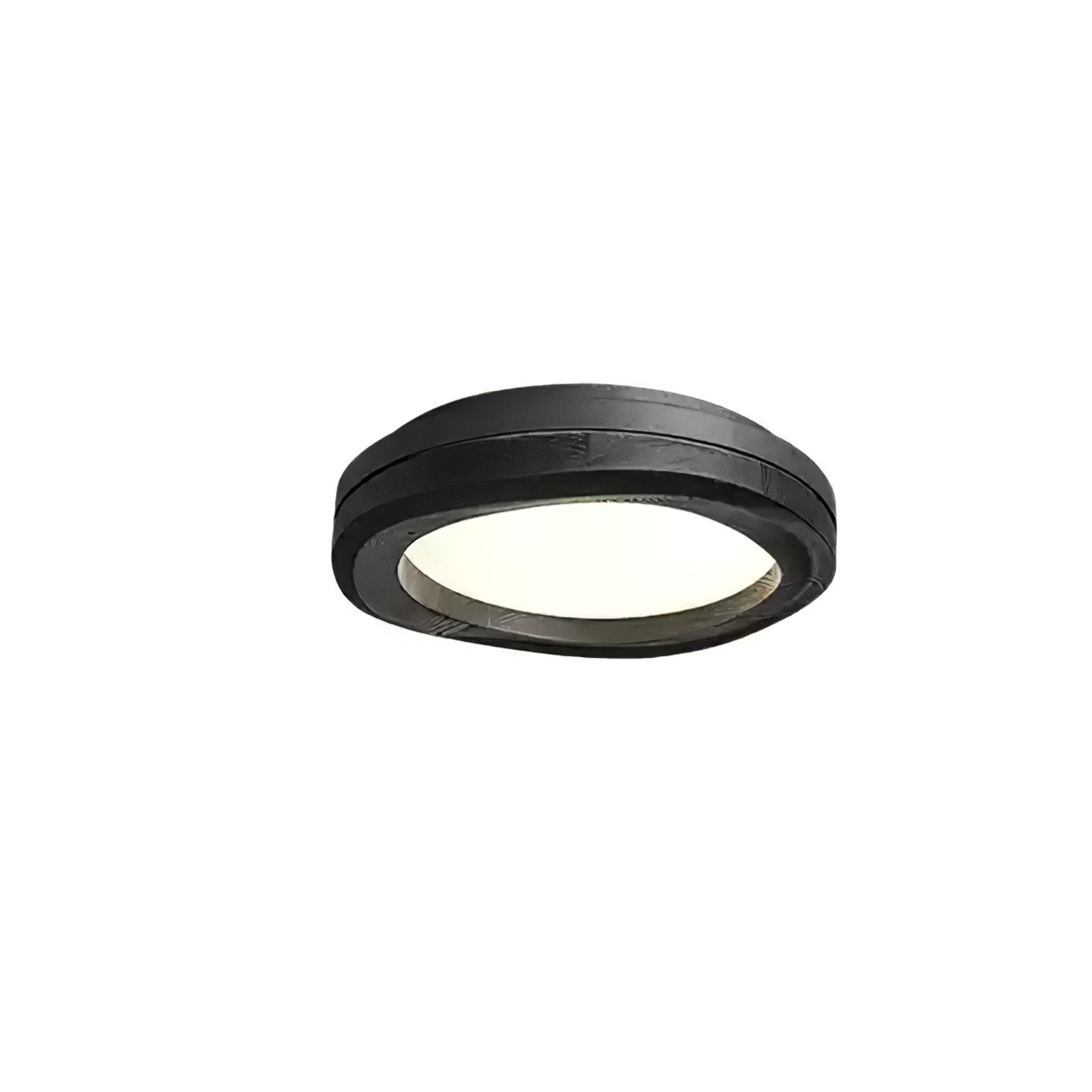 Artalis Walnut Wood Flush Mount