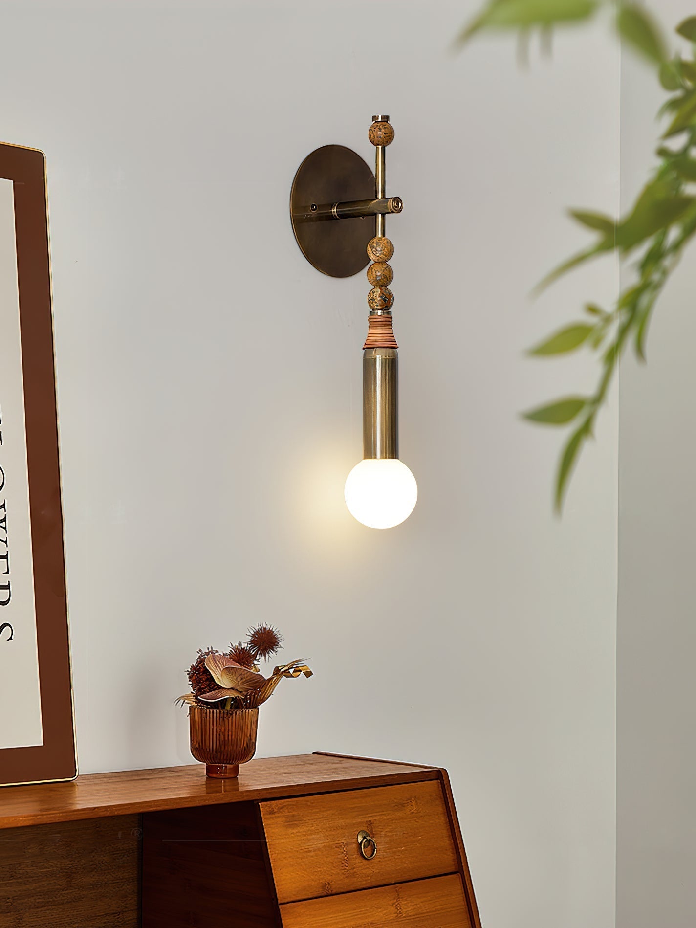 Evilor Premium Elegance Plug-in Marble Wall Lamp