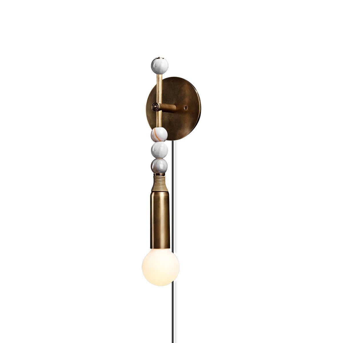 Evilor Premium Elegance Plug-in Marble Wall Lamp