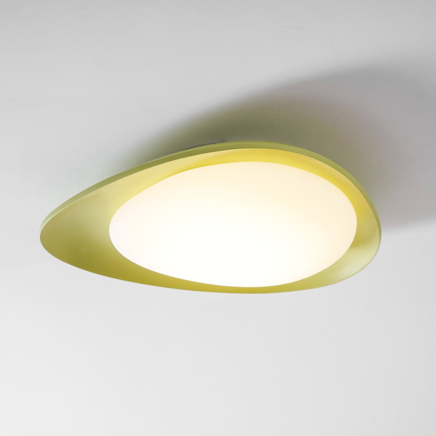 Poe Pendant Lamp Resin Oval Soft Contemporary
