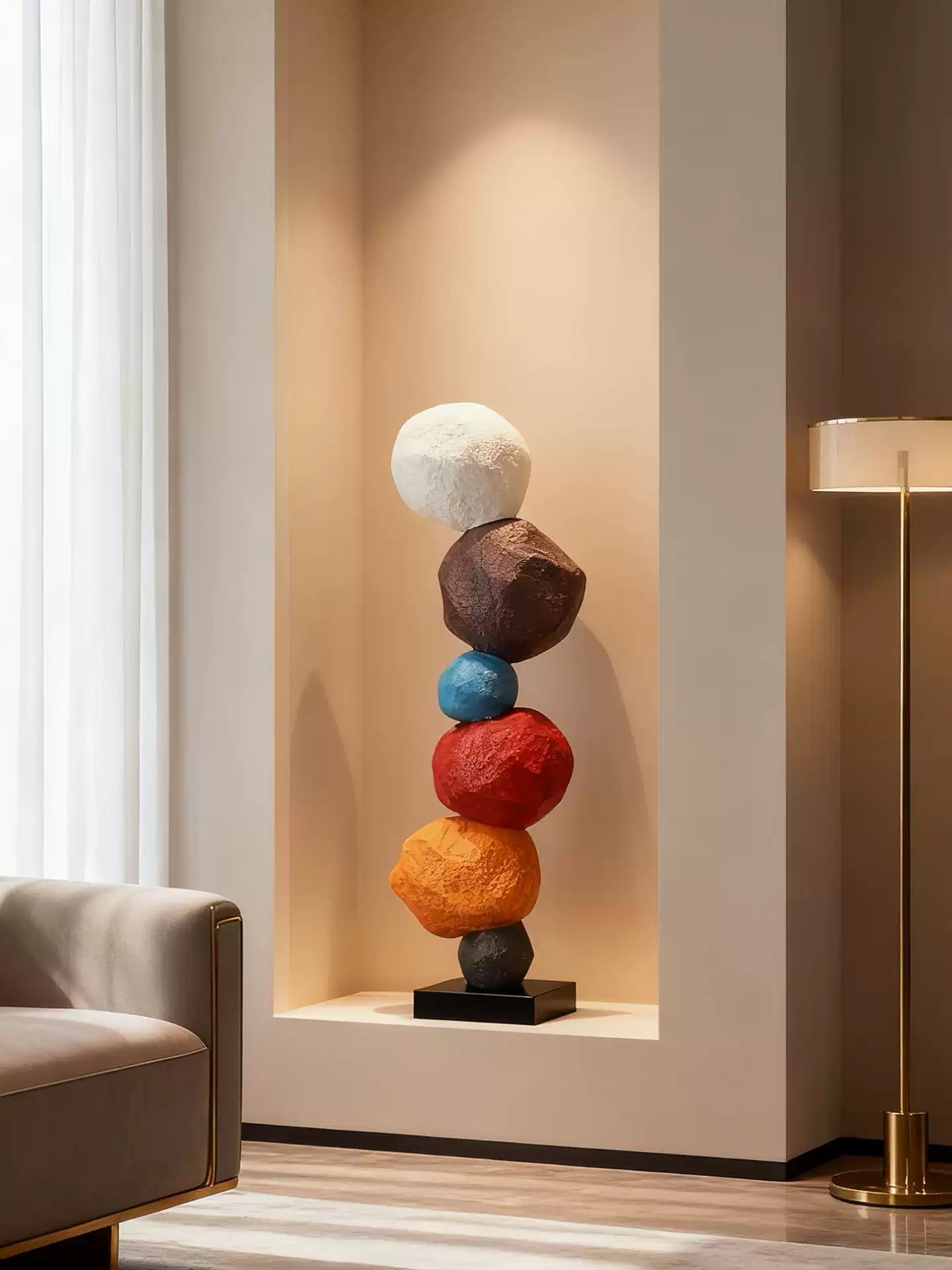 Totem Balance Art Sculpture