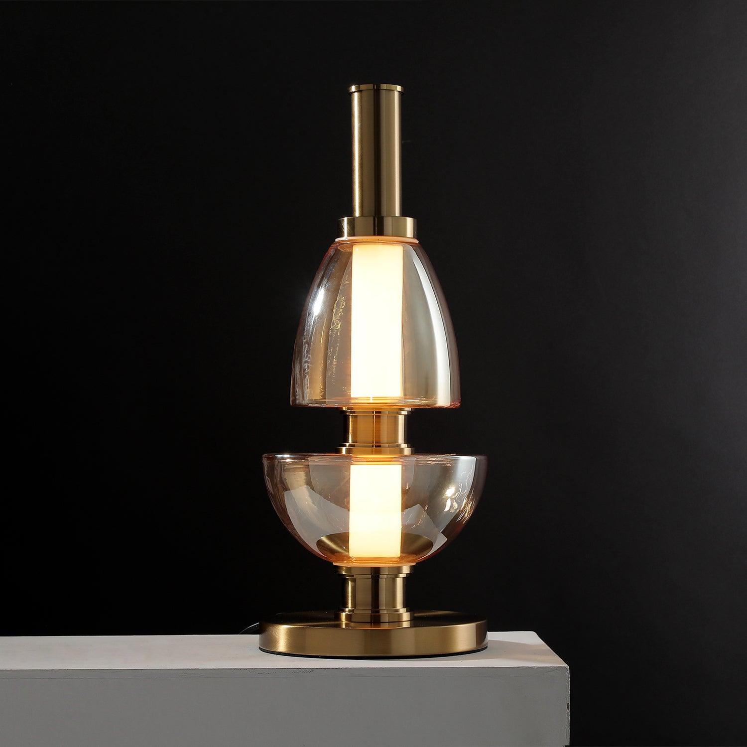 Ivthaarae Glass Table Lamp