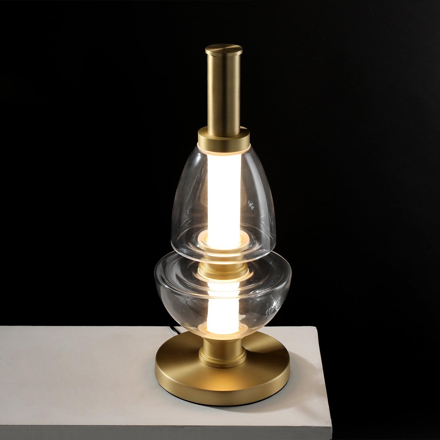Ivthaarae Glass Table Lamp