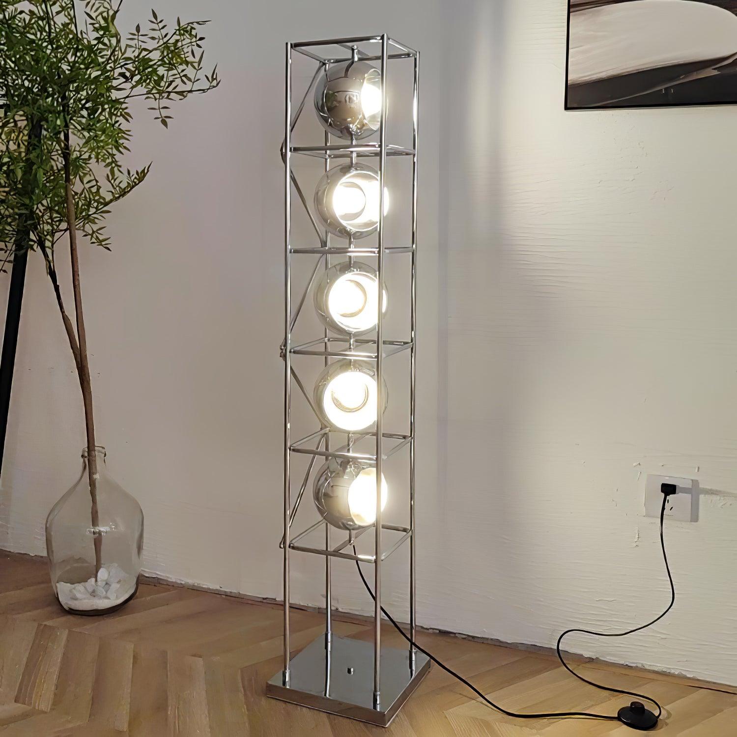 Halvor Industrial Floor Lamp