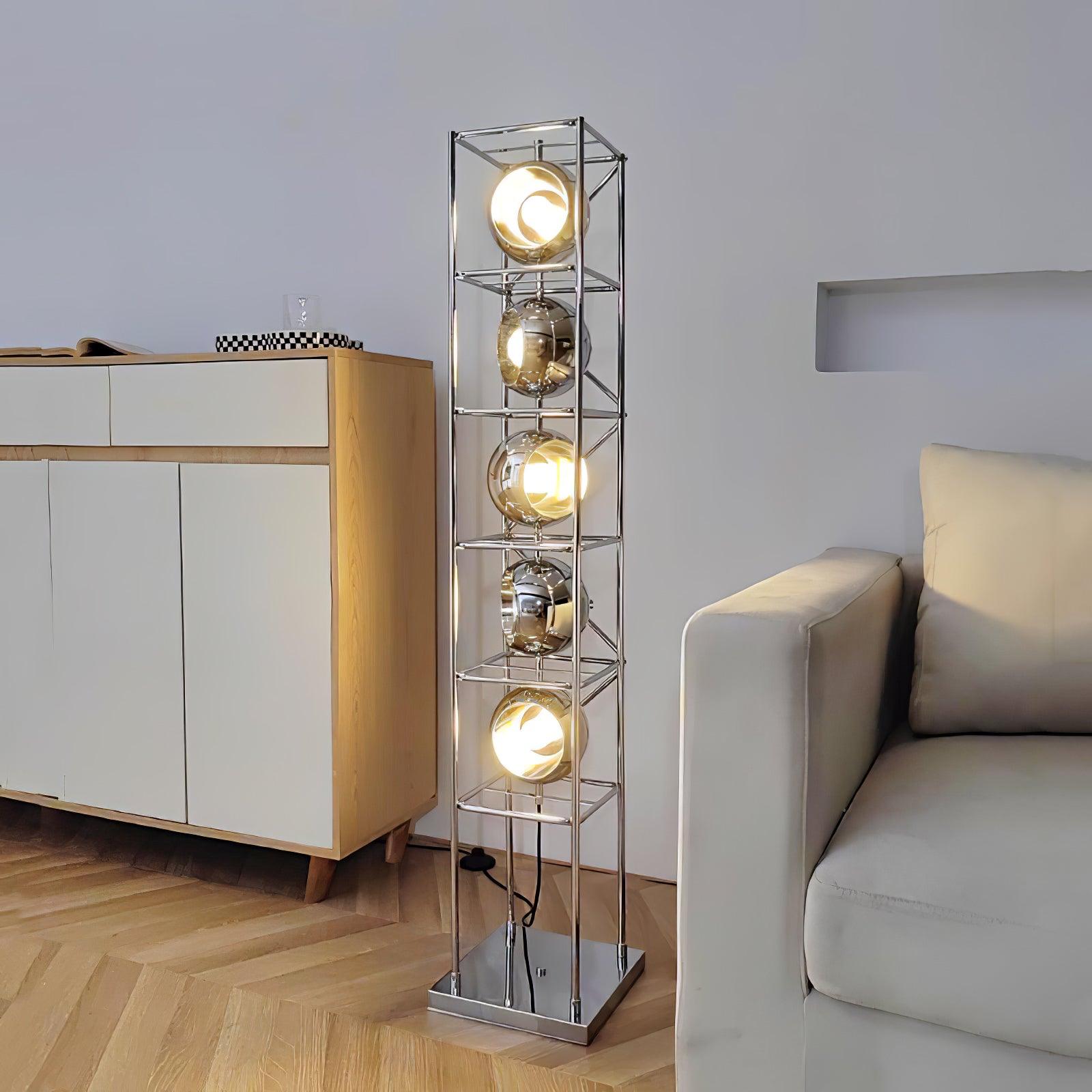 Halvor Industrial Floor Lamp