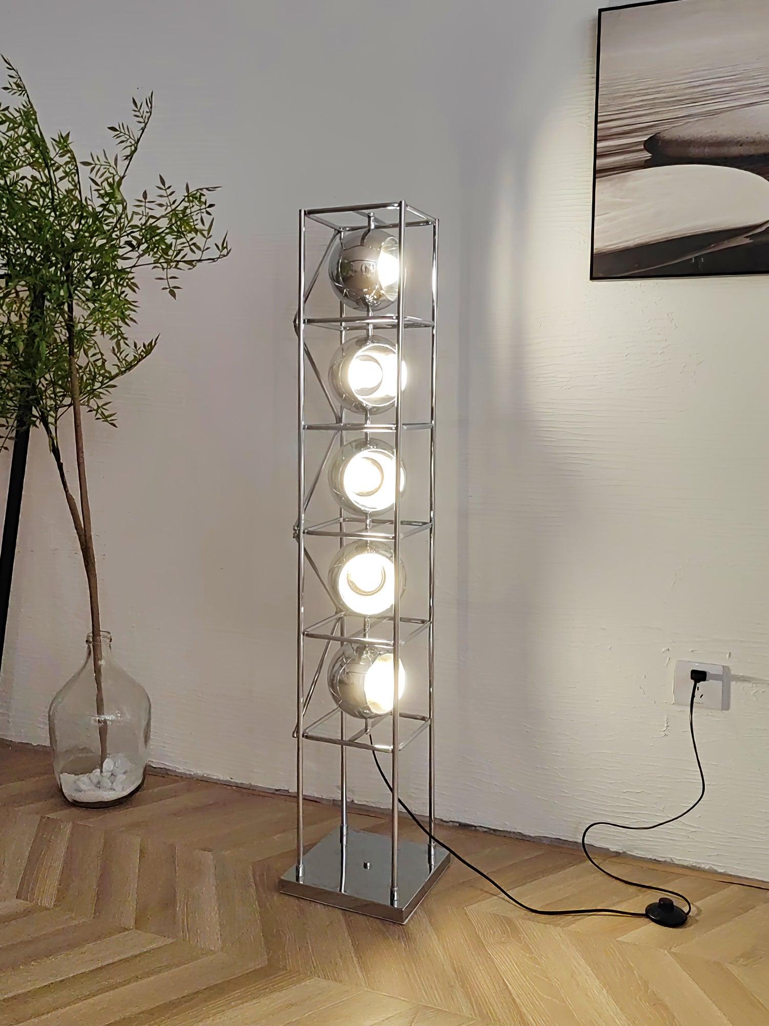 Halvor Industrial Floor Lamp