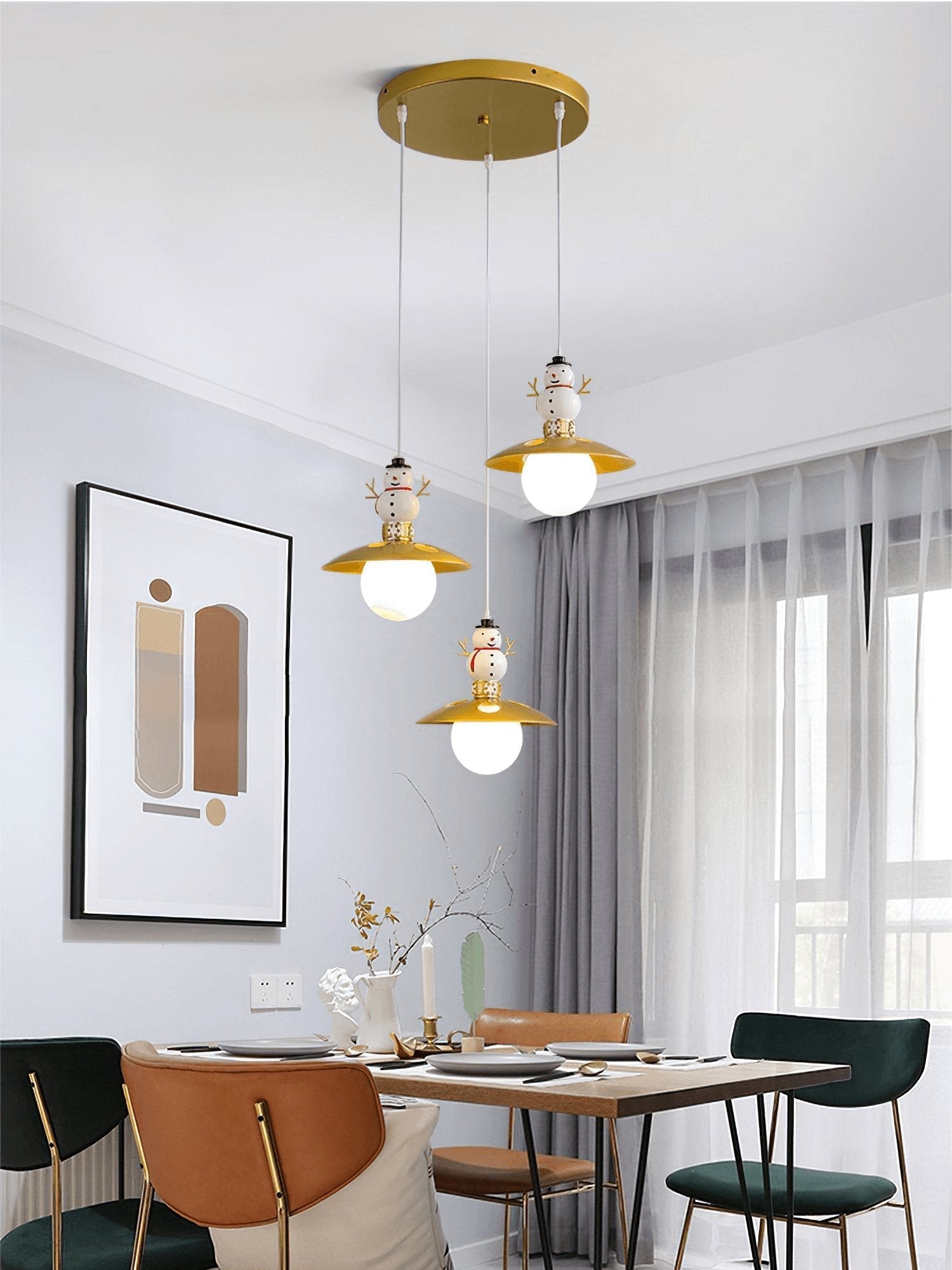Viroxen Resin Whimsical Pendant Lights