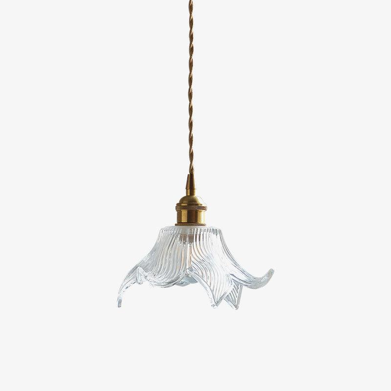 Aell Brass & Glass Glam Pendant Light