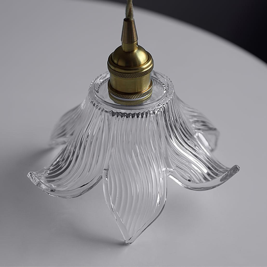 Aell Brass & Glass Glam Pendant Light