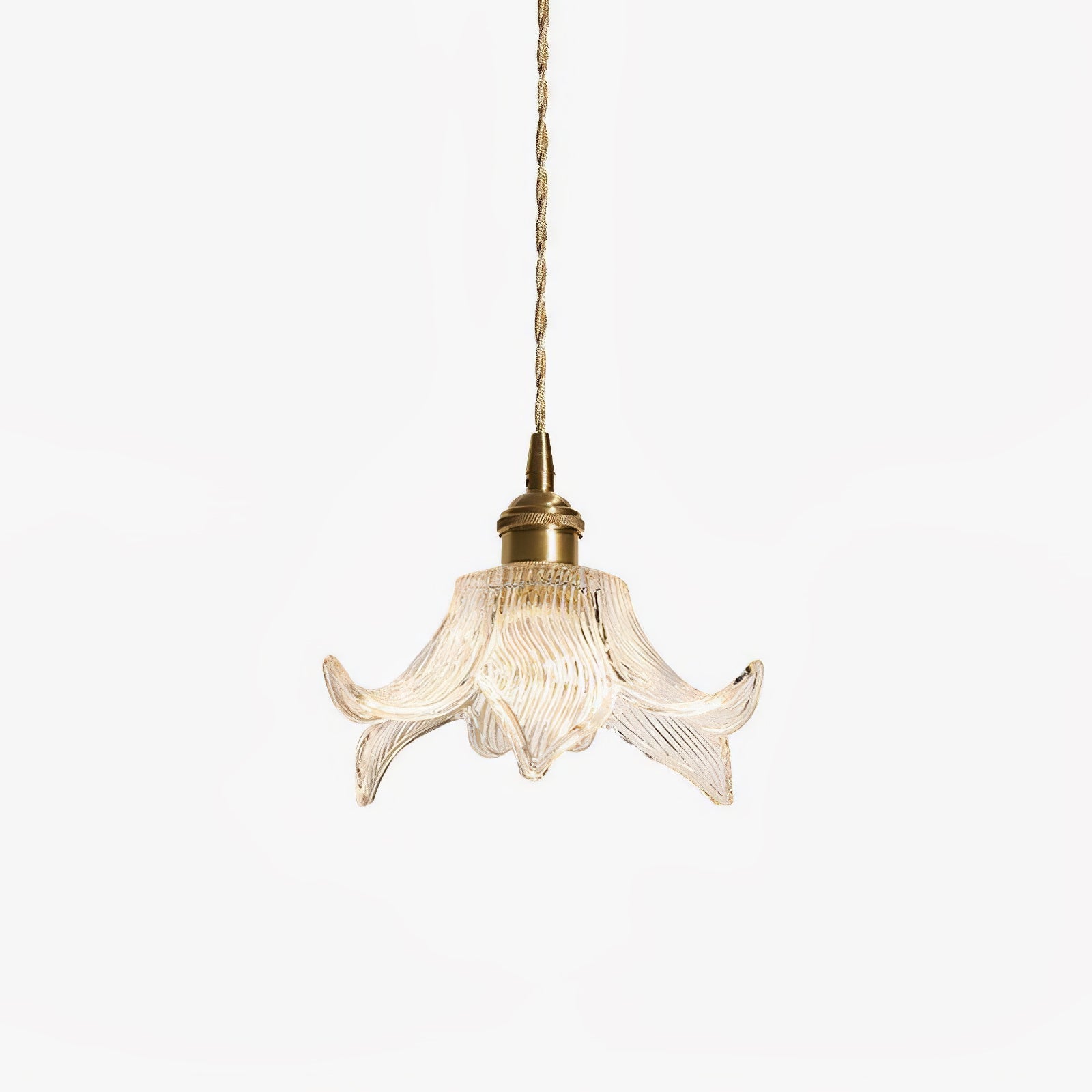 Aell Brass & Glass Glam Pendant Light