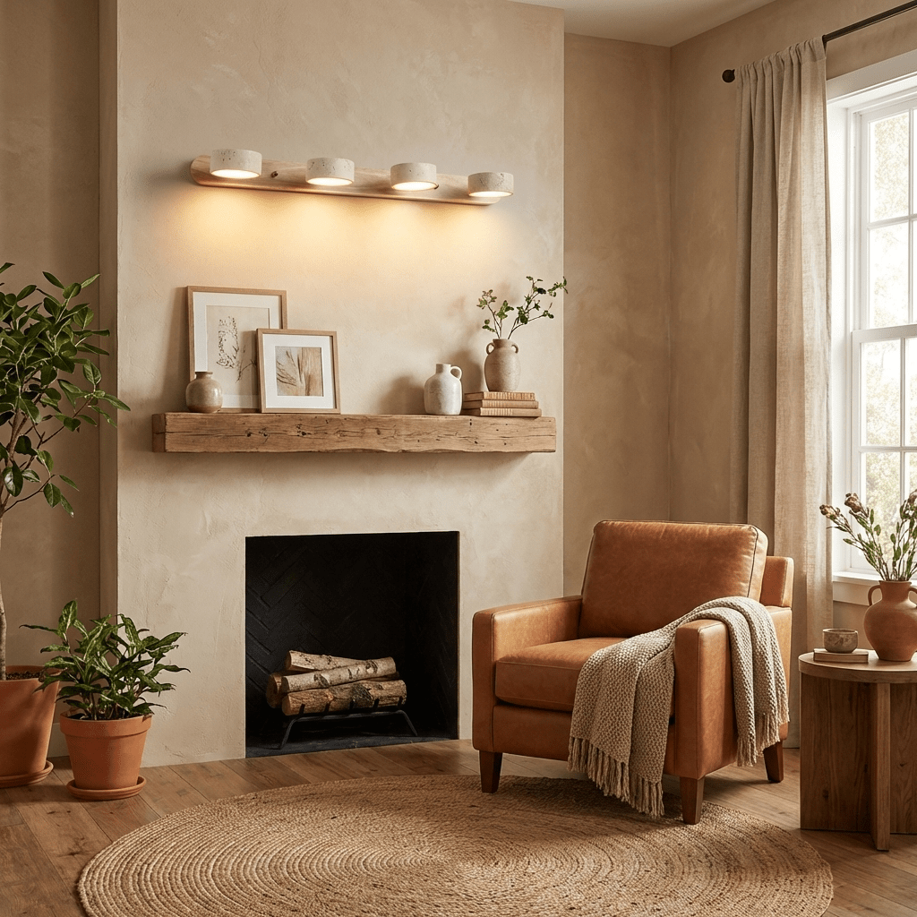Neramere Travertine Duo Indoor Wall Light
