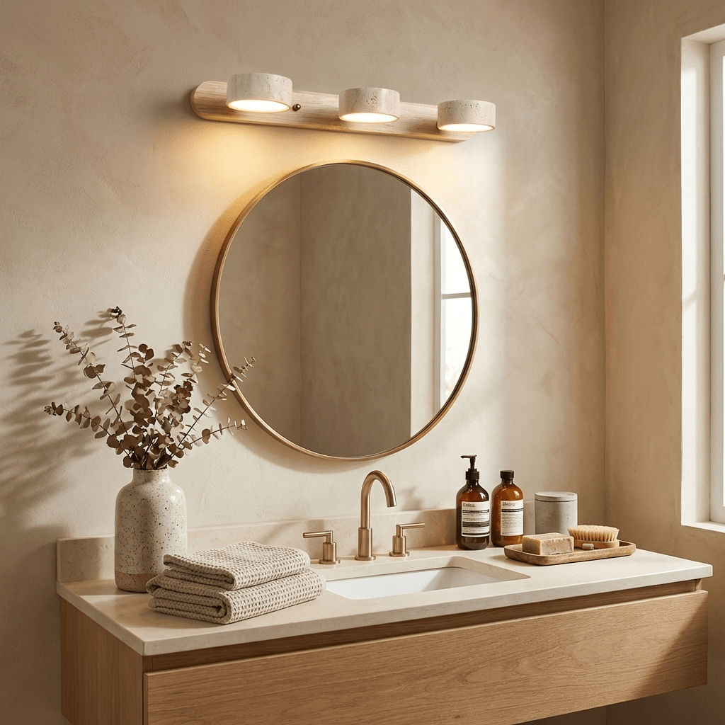 Neramere Travertine Duo Indoor Wall Light