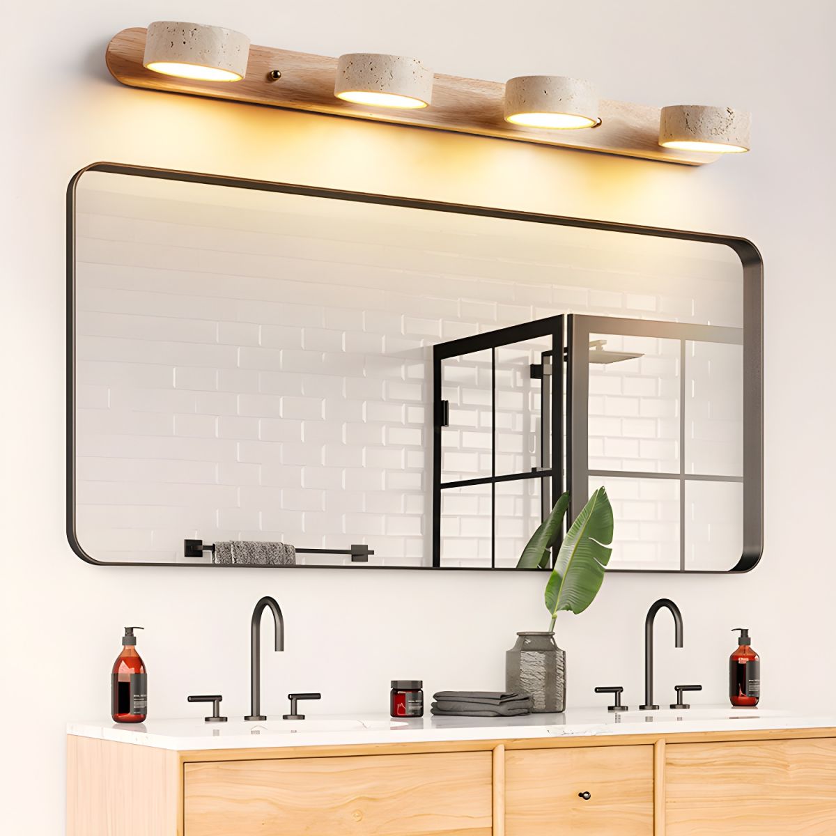 Ritta Travertine Indoor Wall Light Neutral
