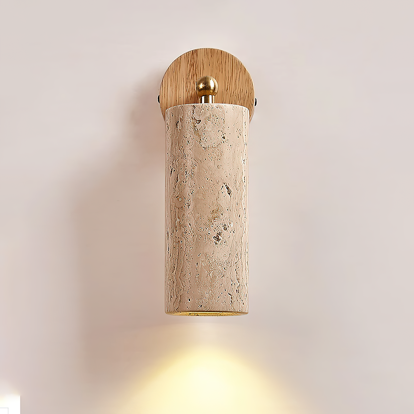 Seralella Travertine Wall Lamp