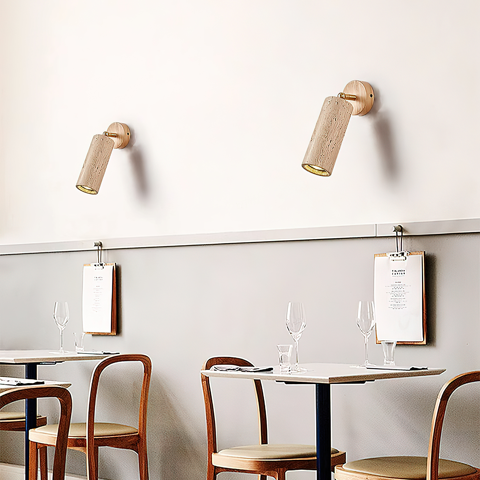 Seralella Travertine Wall Lamp