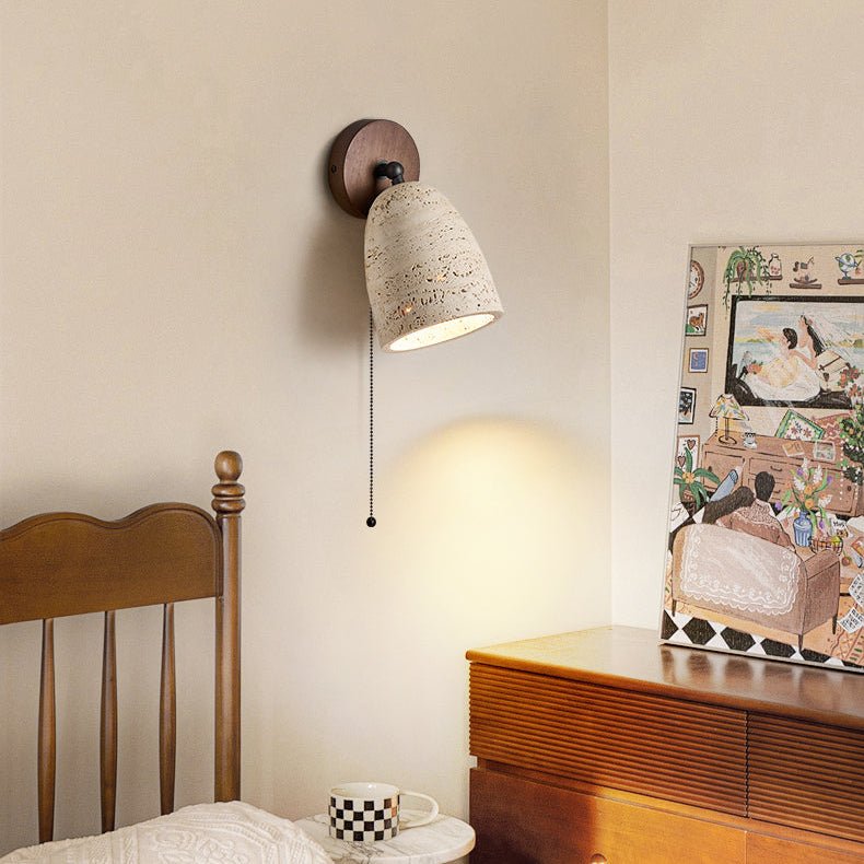 Valeholt Travertine Pivoting Sconce