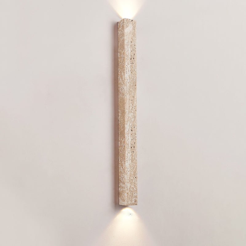 Elian Travertine Slab Wall Sconce