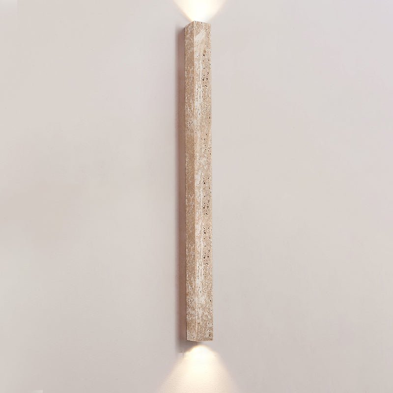 Elian Travertine Slab Wall Sconce