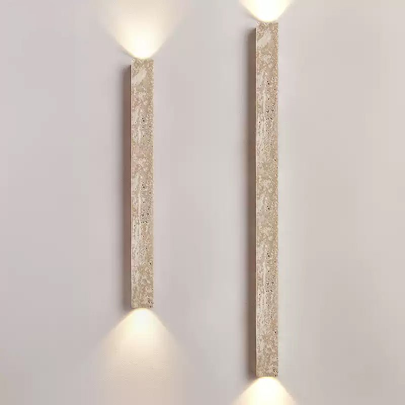 Elian Travertine Slab Wall Sconce