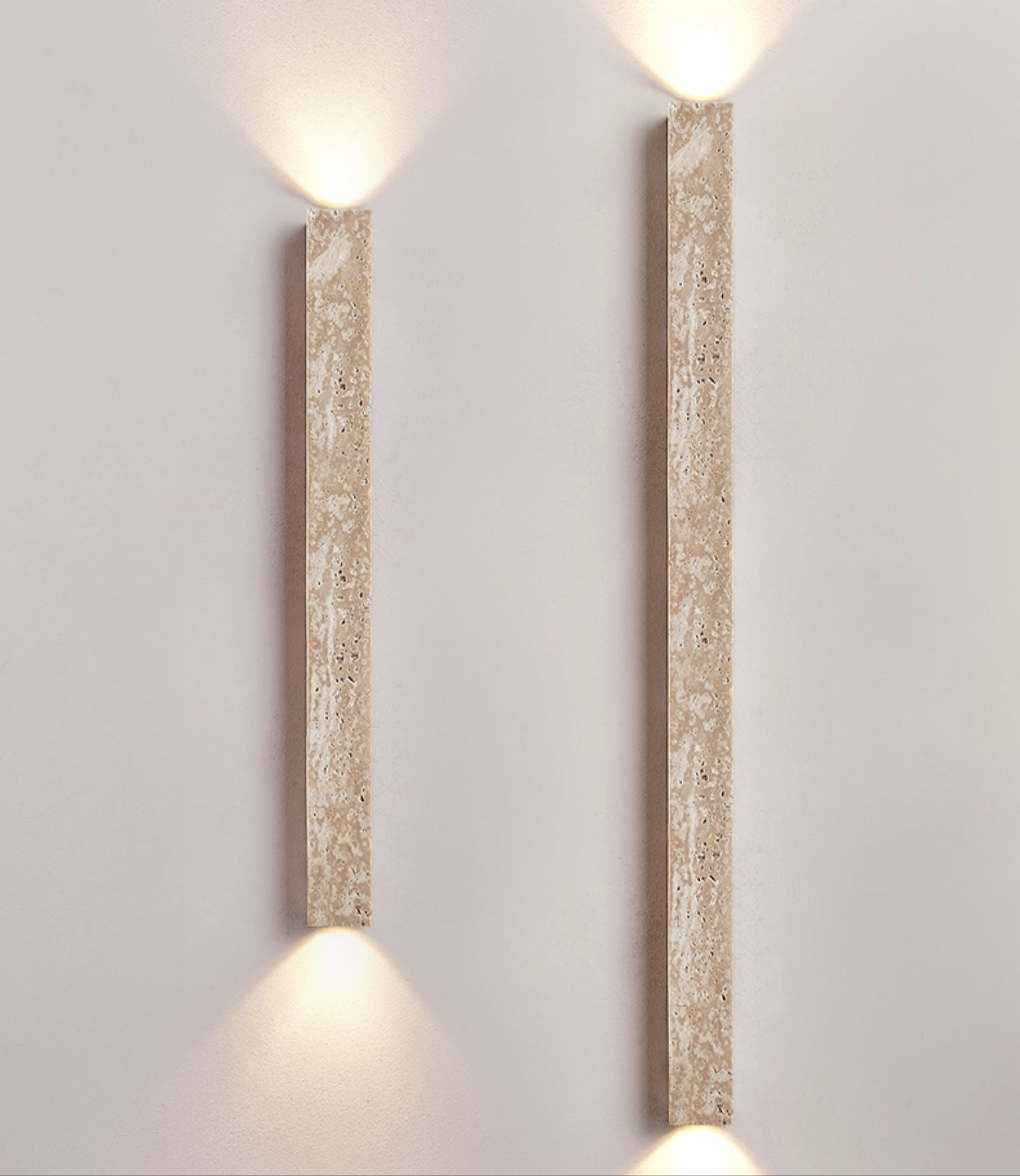 Elian Travertine Slab Wall Sconce