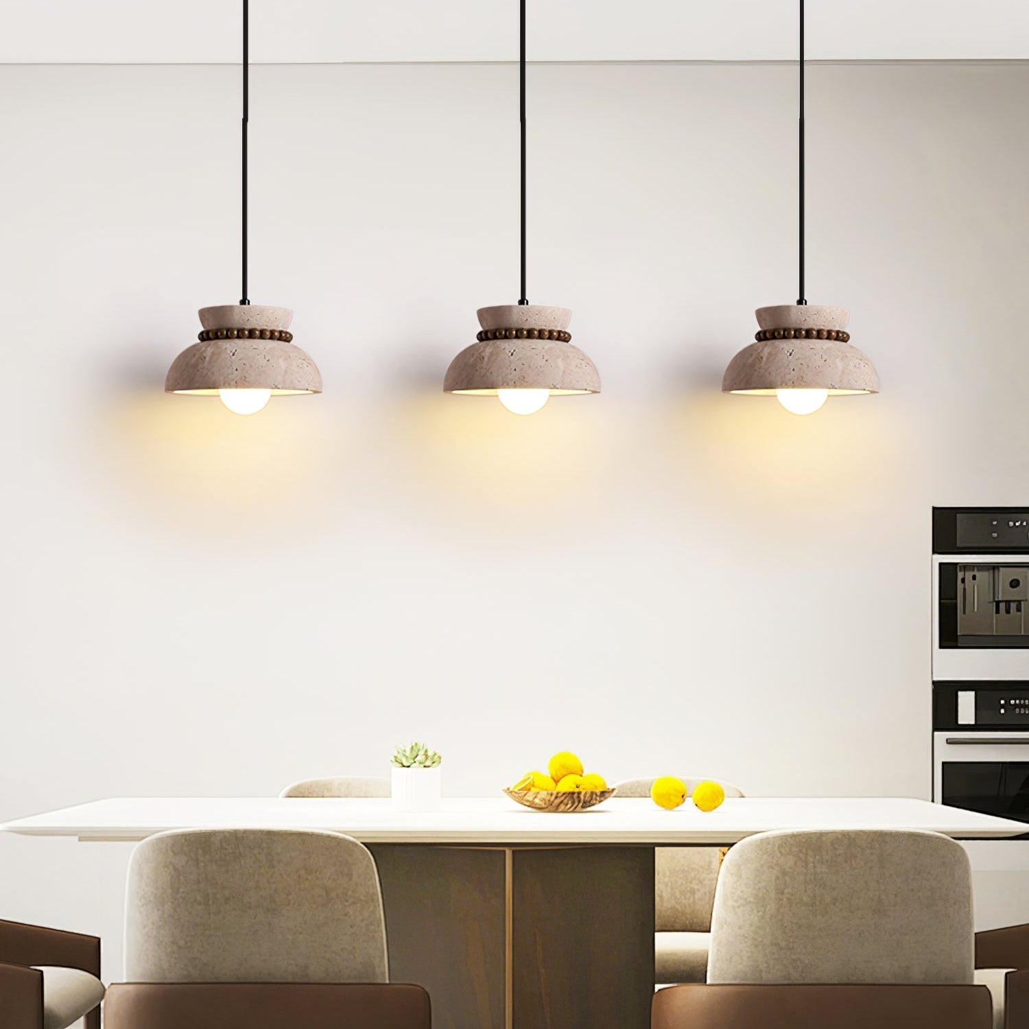 Selenise Bead Halo Pendant Lamp